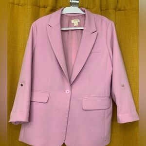ANTHROPOLOGIE PINK BLAZER